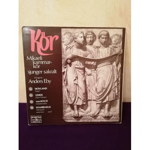 Album  Kor (Choeurs En Suedois) Ref Proprius 7770