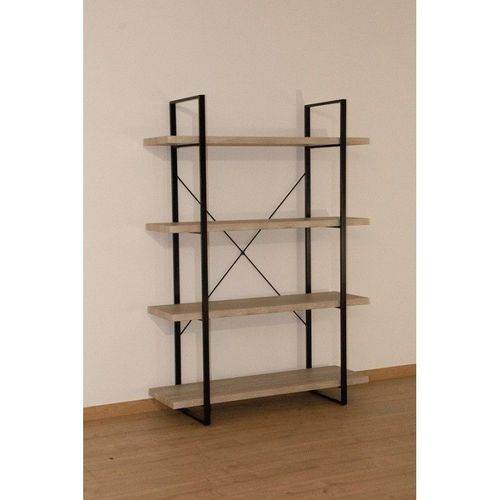 Étagère Shelves Type Industrielle Bois Et Métal 4 Niveaux.