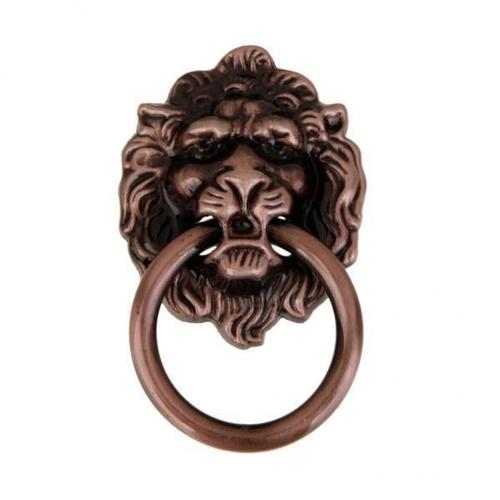 1.25" 1.75" CC Lion Head Commode Tiroir Pommeau De Porte Traction Antique Bronze drop ring 