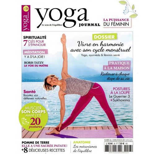 Yoga Journal 26 Dossier Vivre En Harmonie Avec Son Cycle Menstruel