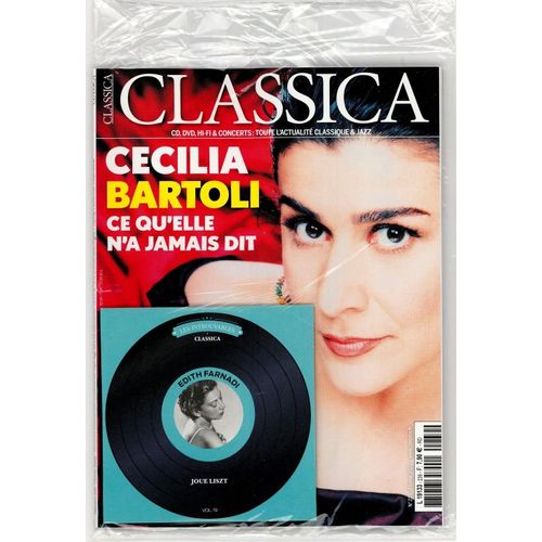 Classica 239 Cecilia Bartoli + Cd Edith Farnadi Joue Liszt