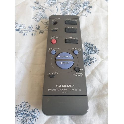 Télécommande Sharp G0187AJ pour magnétoscope