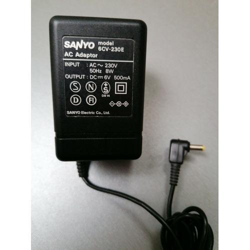 SANYO Adaptateur 6V_500mA pour Radios [6CV-230E]