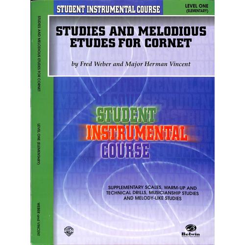 Studies And Melodious Etudes For Cornet Vol.1 - Fred Weber
