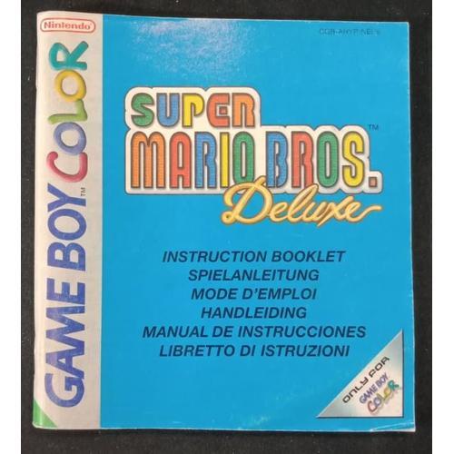 Super Mario Bros Deluxe - Notice Officielle - Game Boy Color