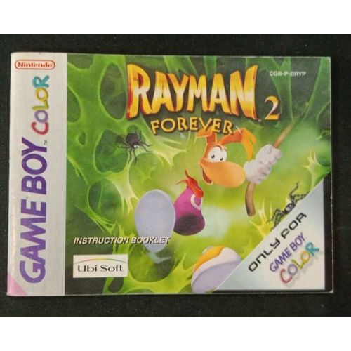 Rayman 2 Forever - Notice Officielle - Game Boy Color