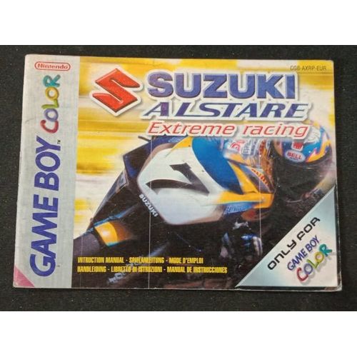 Suzuki Alstare Extreme Racing - Notice Officielle - Game Boy Color