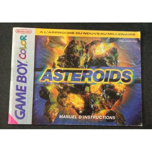 Asteroids - Notice Officielle - Game Boy Color