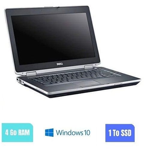 DELL E6430 14" Intel Core i5 - 2.6 GHz - 4 Go RAM - 1000 Go SSD - Windows 10 - N°230269