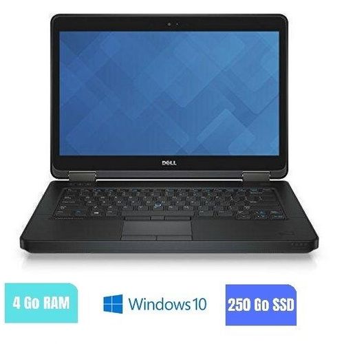 DELL E5440 14" Intel Core i5 - 2.6 GHz - 4 Go RAM - 250 Go SSD - Windows 10 - N°150275