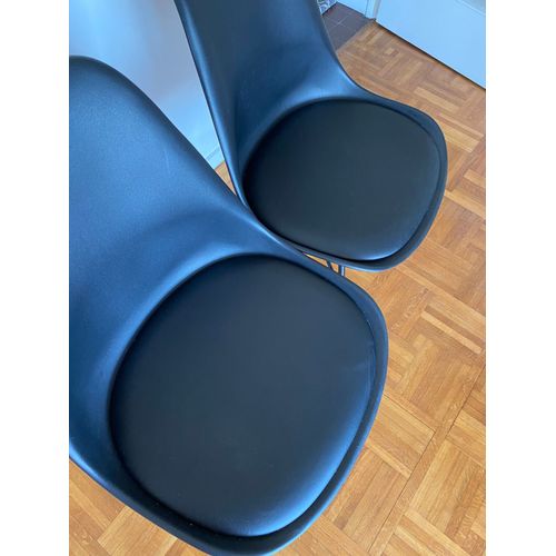 Lot De 4 Chaises Noires Maisons Du Monde