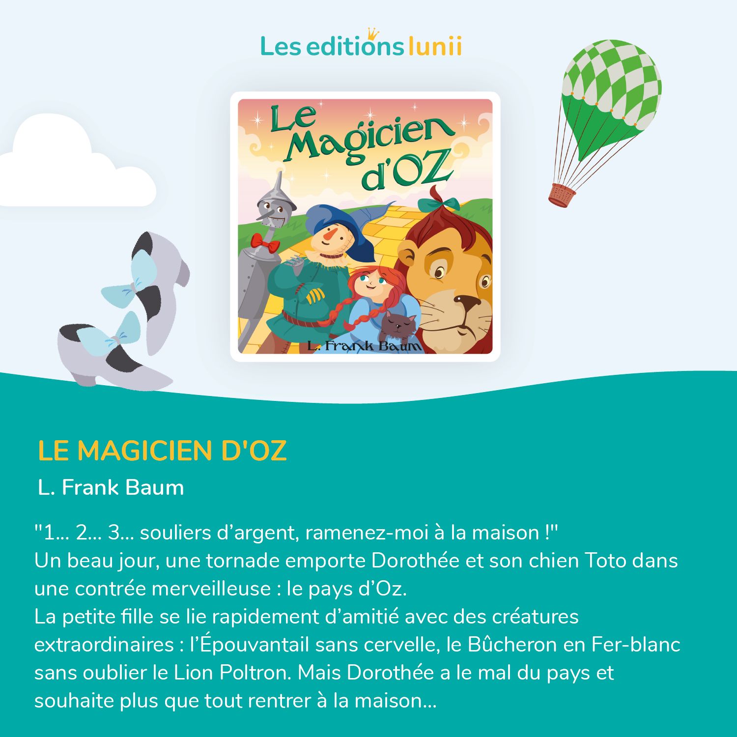Lunii Coffret Le Magicien D'oz - Livre Audio Interactif D�s 5 Ans � �couter...