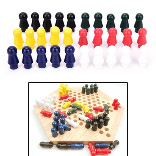 Pièces De Rechange Pour Jeu De Dames En Bois, 6 Couleurs, 10 Pièces, Nouvelle Collection Pièces/Ensemble