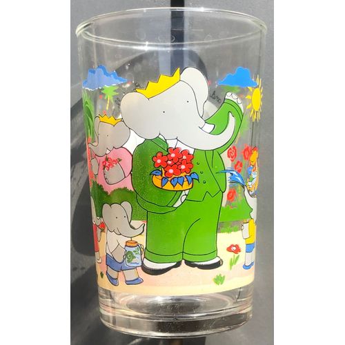 Verre A Moutarde Babar, De Brunhoff, Figurine, Bd , Bande Dessinée