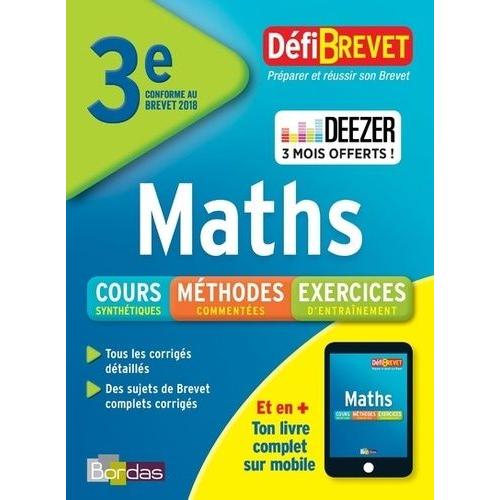 Maths Brevet 3e