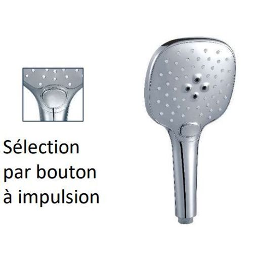 Douchette 120 mm 3 jets DC061CR THERMADOR - UDE210DO