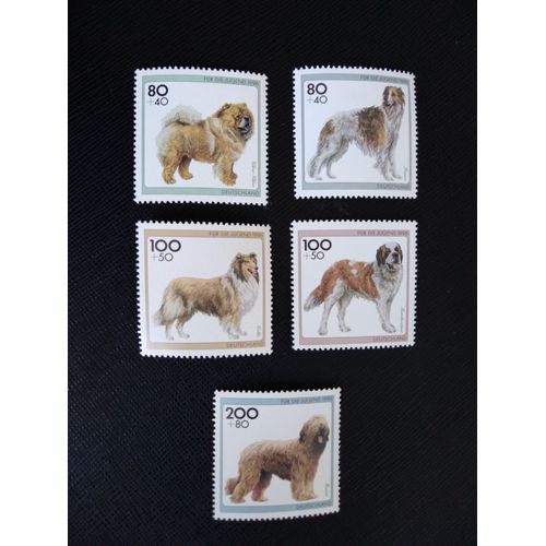Timbre Allemagne Yt 1668 A 1672 Séries: Chiens 1996 ( 110306 )