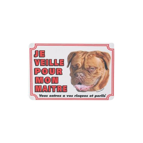 Animallparadise Panneau Portail Dogue De Bordeaux Chien.