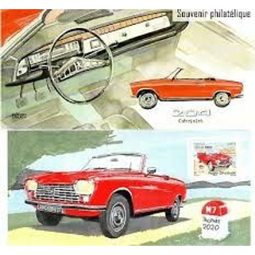 Souvenir Philatélique - Peugeot 204 Cabriolet - 2021
