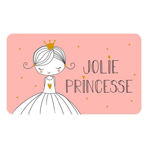 Paris Prix - Set De Table Enfant "Leonie" 28x44cm Rose