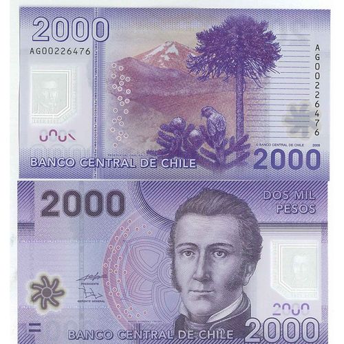 Billets Banque Chili Pk N° 162 - 2000 Pesos