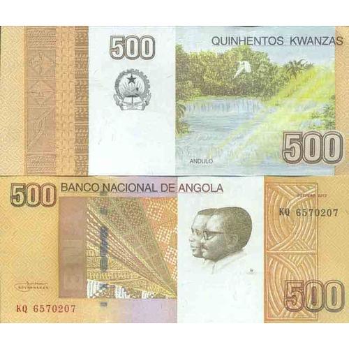 Billet De Banque Collection Angola - Pk N° 155 - 500 Kwanza