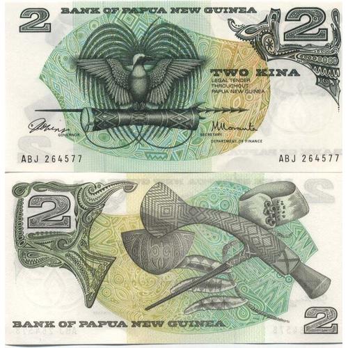 Papouasie Nlle Guinee - Pk N° 1 - Collection Billet De 2 Kina