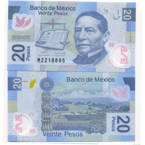 Billet De Collection Mexique Pk N° 122 - 20 Pesos