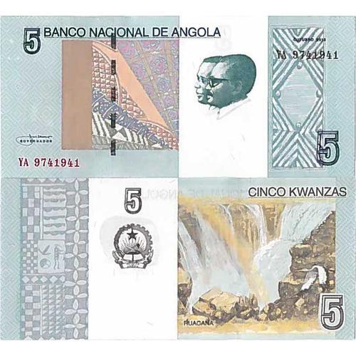 Billet De Banque Collection Angola - Pk N° 151a - 5 Kwanza