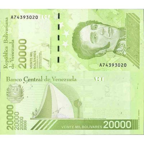 Billet De Banque Collection Venezuela - Pk N° 999 - 20 000 Bolivares