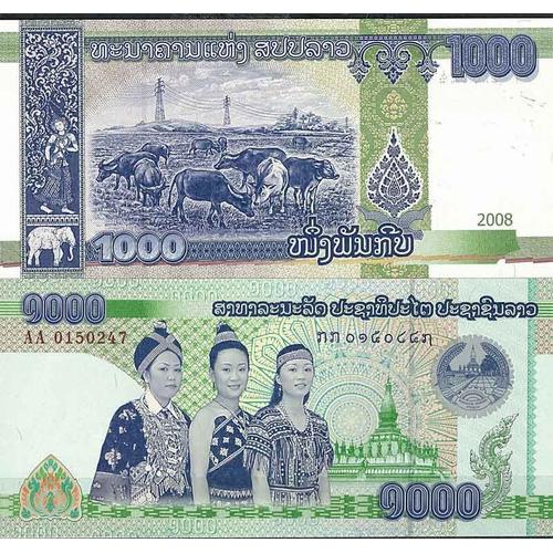 Laos - Pk N° 39 - Billet De Banque De 1000 Kip