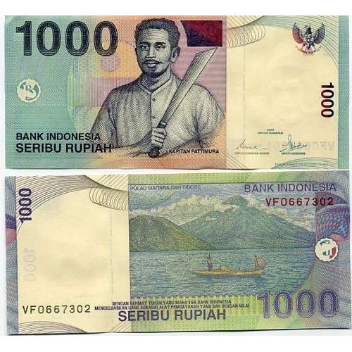 Billets Banque Indonesie Pk N° 141 - 1000 Rupiah
