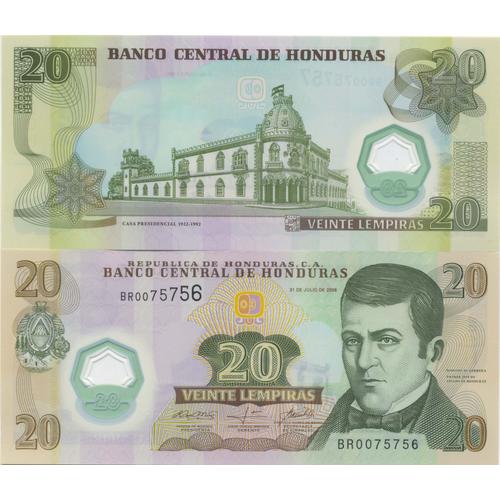 Billet De Banque Honduras Pk N° 95 - 20 Lempira