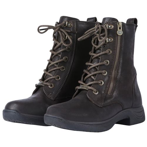Dublin Tilly Bottes Imperméables En Cuir Femme Marron