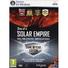 Sins Of A Solar Empire Édition Jeu De L'année Pc