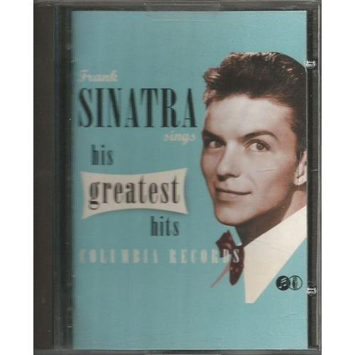 Minidisc Frank Sinatra His Greatest Hits Columbia Records 18 Titres . Rare