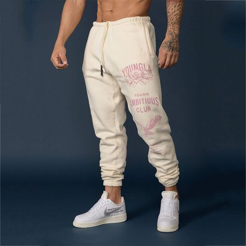 Pantalon De Survêtement Taille Moyenne Pour Homme,Pantalon De Sport,Pantalon De Fitness Décontracté,Jogging De Gym,Pantalon D'entraînement De Course,Automne,Hiver,