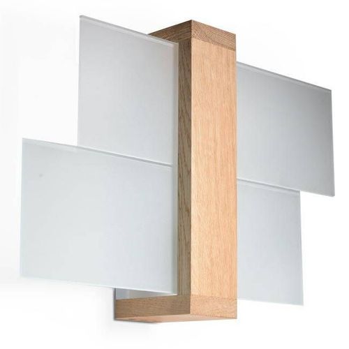 Sollux Feniks - Applique Murale À 1 Lumière, Bois Naturel, E27