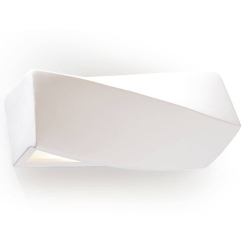 Sollux - Applique Murale À 1 Ampoule En Céramique Blanche, E27