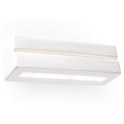 Sollux - Applique Murale À 1 Ampoule En Céramique Blanche, E27