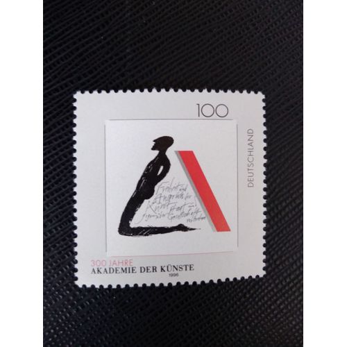 Timbre Allemagne Yt 1698 Figure Agenouillée Et Devise Formant 'a' 1996 ( 110306 )