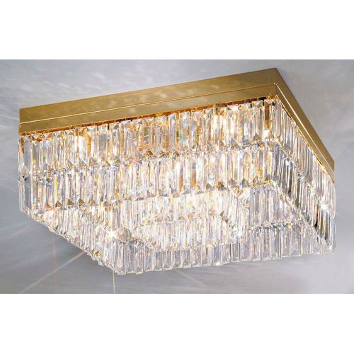 Kolarz Prisma - Plafonnier Designer Crystal Or Poli, 8x G9