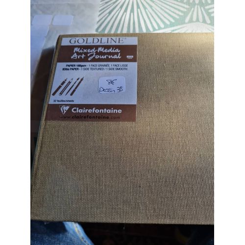 Clairefontaine Goldline Mixed Media Art Journal Papier 180g