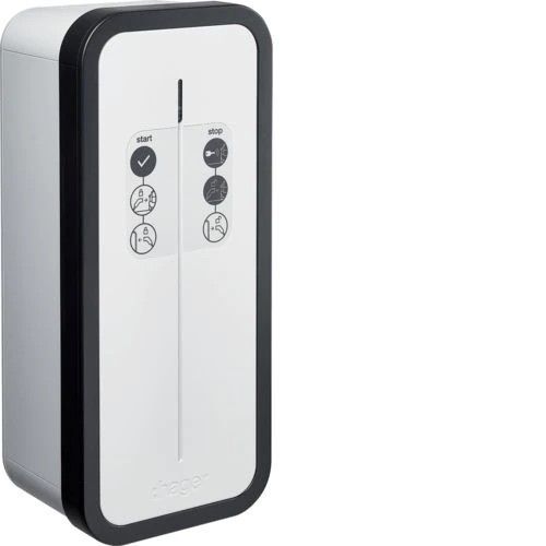 Witty borne de charge IP55 1x22kW 3P T2+TIC avec clé Hager XEV1K22T2T