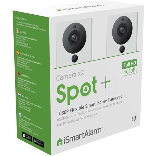 iSmartAlarm ISC5P2 SPOT+ - Caméra de sécurité connectée et évolutive (Paquet de deux)