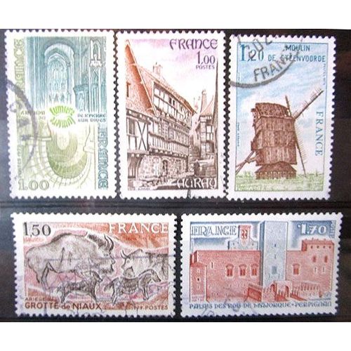 1979. Série Complète F2040 À F2044: Série Touristique.