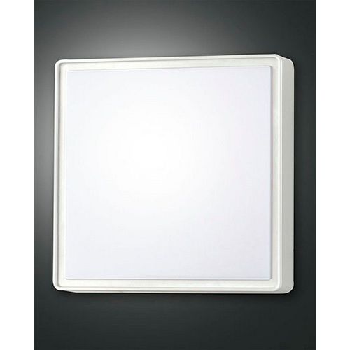 Fabas Luce Oban Downlight Extérieur Monté En Surface, Verre Blanc, E27, Ip65