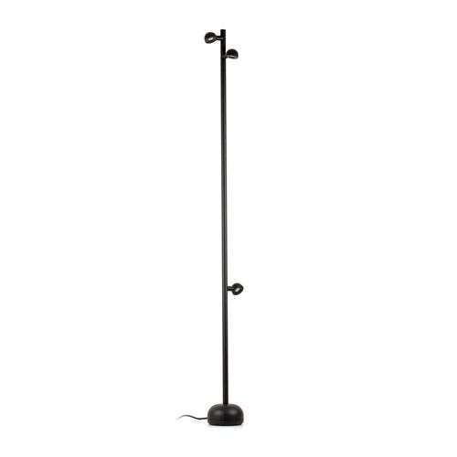 Faro Brot - Lampadaire Led Intégré Multi Bras Noir, 2700k