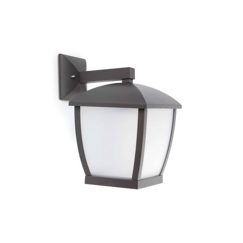Faro Wilma - Grande Lanterne Murale Extérieure À 1 Ampoule Gris Foncé Ip44, E27