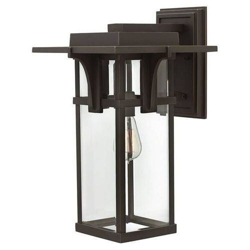 Elstead Manhattan - Grande Lanterne Murale Extérieure À 1 Ampoule Bronze Huilé Ip44, E27